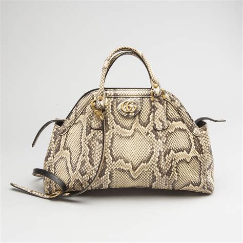 gucci purse with snakeskin trim|gucci fanny pack snake.